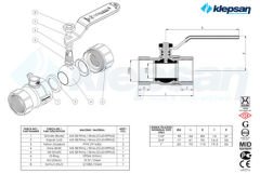 Doğalgaz Vana MOP 5-20 Kilitli